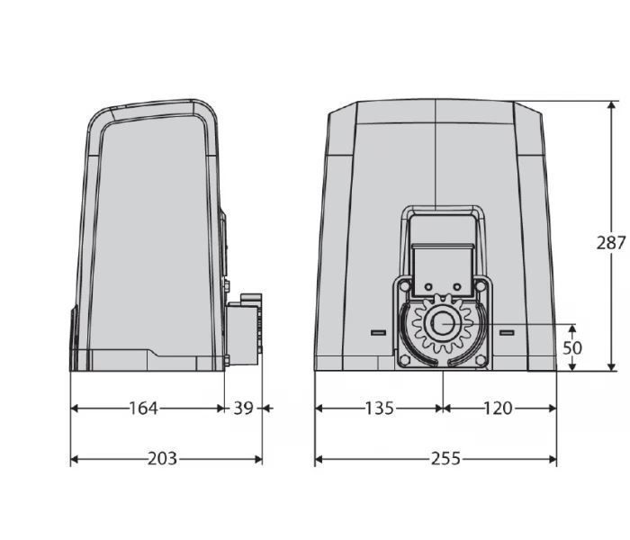 Автоматика для відкатних воріт BFT DEIMOS AC A600 kit 3474795 фото
